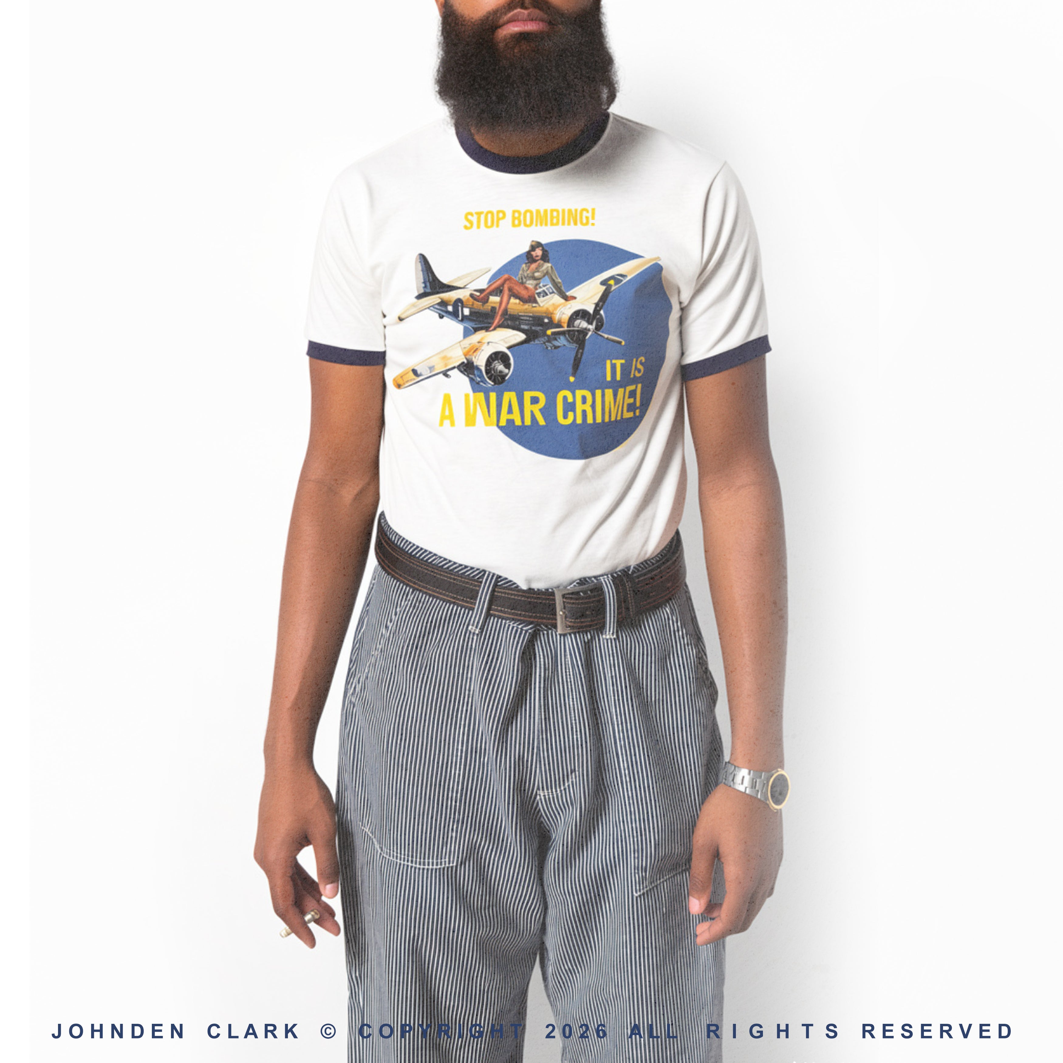 War Crimes Ringer T-Shirt